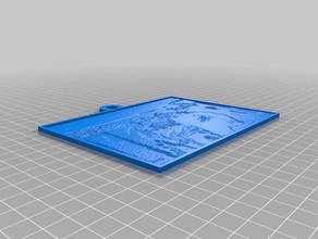 my customized lithopane 1 2d art 3d print model - Mito3D
