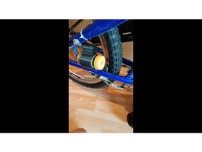 les enfants de l'e-bike le bricolage 12 volts dynamo frictionwheel 3d print model - Mito3D