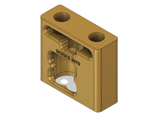 american lock cutaway hobby lockpicking locksport 3D print model - Mito3D