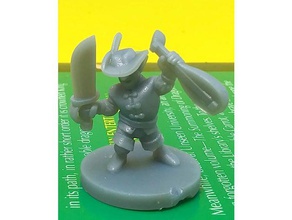 gnome bard toy game accessories dd dnd dungeons dragons miniature miniatures tabletop wargaming 3d print model - Mito3D