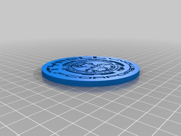 blade runner tyrell bardak ev içecek coaster film prop sahne 3D print model - Mito3D