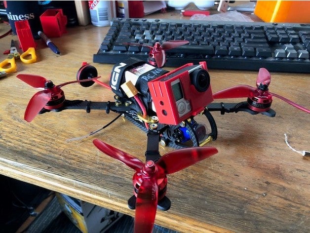 gopro hero 3+ mount gerçek drone rc araçlar 3D print model - Mito3D