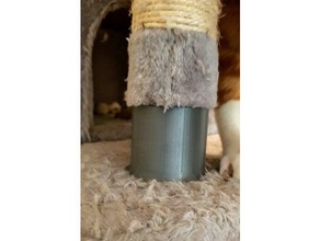 cat scratching post tower saver support pets tree 3d print model - Mito3D