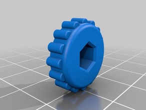 thumbwheelknob m3 nut 3d printing 3d print model - Mito3D