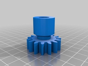 my customized involute spur gear hobby 3d print model - Mito3D