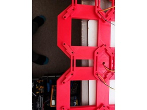 De 7 segmentos display links eletrônica 3d print model - Mito3D