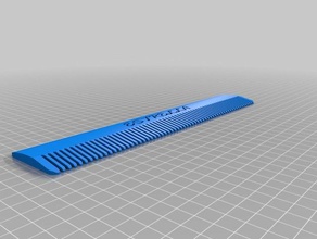 peine casa de banho personalizado 3d print model - Mito3D