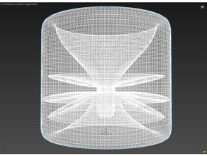 caduta resistiva metamateriale concetto arte 3d print model - Mito3D