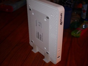 sagemcom fst 3864 supporto verticale computer modem 3d print model - Mito3D
