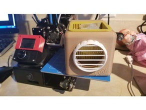 gelo alimentado área de trabalho do condicionador ar gadgets frio legal ventilador 3d print model - Mito3D