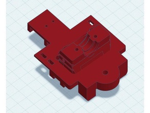 tronxy x5s stabilisiert Beförderung e3d v6 montieren Drucker - Zubehör hotend 3d print model - Mito3D