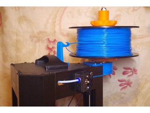 filamento de spool titular monoprice mini-delta 3d a impressora acessórios 3d print model - Mito3D