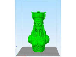 Untoten Schädel ägypten Skulpturen 3d print model - Mito3D