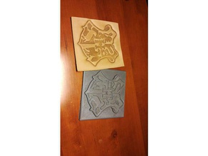 hogwarts leather stamp tools diy leathercraft 3d print model - Mito3D