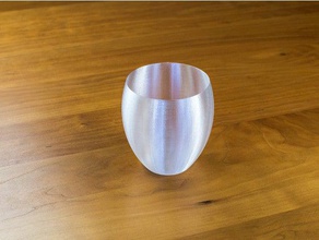 elegantly simple goblet candleholder decor candle holder petg tea light 3d print model - Mito3D