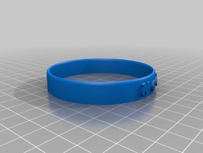 nadia les bracelets personnalisé 3d print model - Mito3D