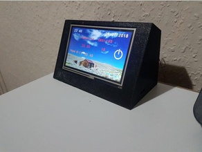 nextion 43stand caso eletrônica 3d print model - Mito3D