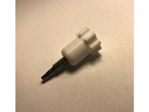 chave de parafusos 4 mm bits mão ferramentas 3d print model - Mito3D