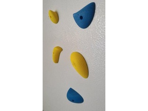 climbing holds fridge magnets organization rock 3d print model - Mito3D