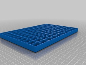 large ice cube tray organization customized 3d print model - Mito3D