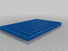 large ice cubes maker tray organization customized 3d print model - Mito3D