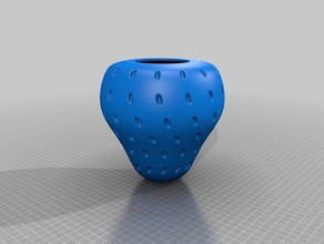 strawberry planter outdoor garden hanging 3d print model - Mito3D