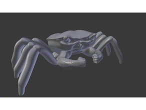 fornido de cangrejo modelos los brazos buff meme estatua 3d print model - Mito3D