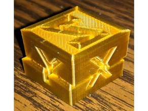fake calibration cube prank 3d printing 3d print model - Mito3D