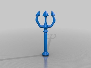 neptune sticks trident collection toy game accessories cosplay weapon 3d print model - Mito3D