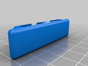 my customized battery pack cable holder computer 3d print model - Mito3D
