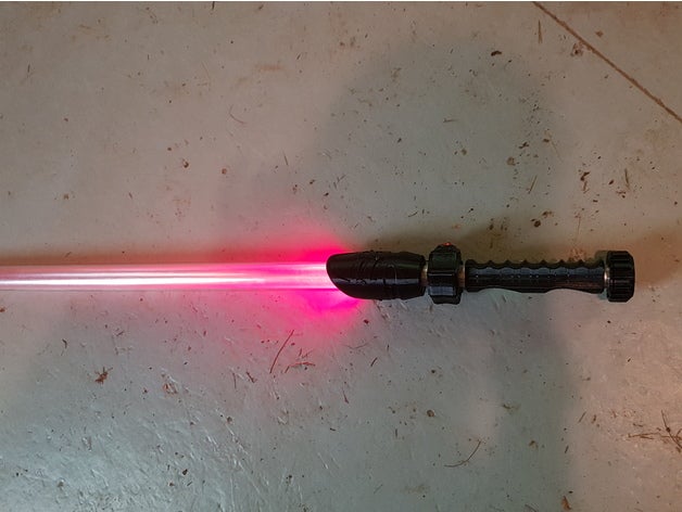 laser-Säbel Requisiten 18650 Cellophan starwars-cosplay led Polycarbonat star wars tube 3D print model - Mito3D