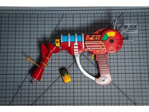 ray gun small parts props call duty zombies 3d print model - Mito3D