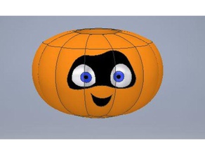 jackjack-o-lantern accessoires de jeu bébé la fête d'halloween haloween indestructibles pixar citrouille 3d print model - Mito3D