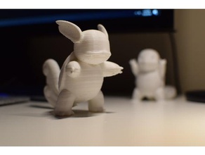 wartortle pokemon 008 kameil Kreaturen japan monster nintendo Schildkröte video-Spiel Wasser 3d print model - Mito3D