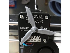 dal cyclone propeller extruder indicator 3d printer accessories drone racing fpv original prusa i3 mk3 3d print model - Mito3D