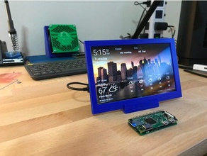 7 tft display case 3d printing 3d print model - Mito3D
