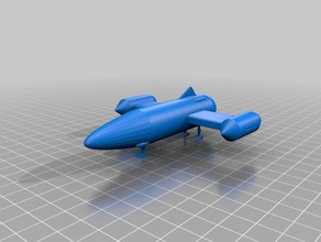uzay uçağı 3d baskı dumbo jet gemisi 3d print model - Mito3D
