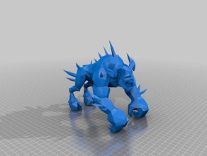 démon rungkuk les créatures 3d print model - Mito3D