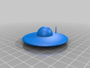 ufo 3d printing flying saucer 3d print model - Mito3D