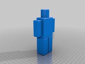 roblox guy 3d printing person player robloxian 3d print model - Mito3D