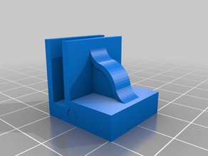soporte metacrilato con resalte 3d impressão 3d print model - Mito3D