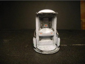 protectron pod 3d la impresión 28mm fallout 4 post-apocalíptico el robot esparcir terreno wargame 3d print model - Mito3D