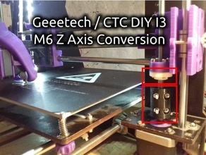 geeetech ctc diy i3 pro m6 axis conversion 3d printer parts prusa 3d print model - Mito3D
