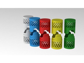 pencilcase parts container pencilholder pencil case cup stationary 3d print model - Mito3D