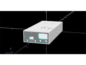power supply diy ampere dc-dc digital voltmeter portable step-down usb voltage regulator 3d print model - Mito3D
