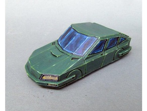 cyberpunk carro 3d impressão ficção científica veículo 3d print model - Mito3D