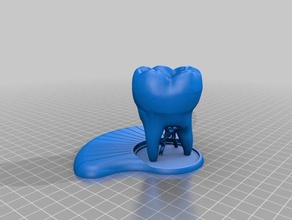 repaired business card holder tooth containers 3d print model - Mito3D