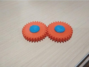 gears fidget toys games toy mechanical 3d print model - Mito3D