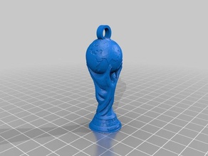 fifa world cup keychain france 3d printer accessories 2018 3d print model - Mito3D