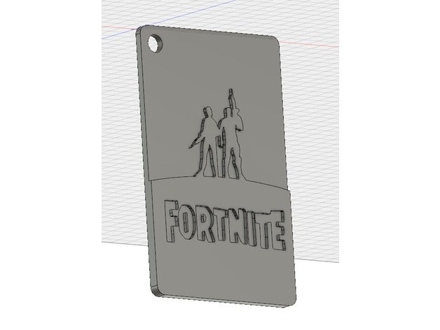 fornite chaveiro chaveiros fortnite 3D print model - Mito3D